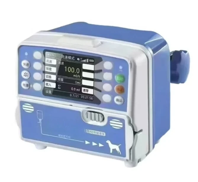 HK-50 Portable 3-Mode Infusion Pump 0.1-1200mL/h AC/DC for IV Medical Veterinary Clinical Use
