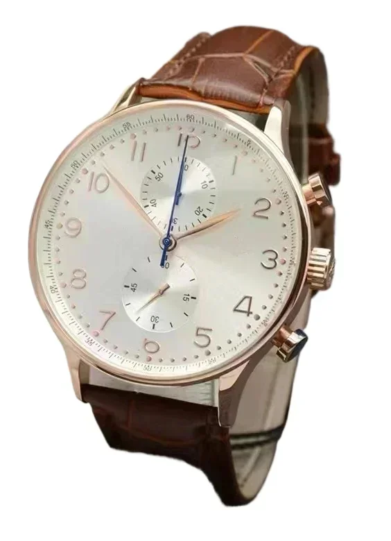 ساعة رجالية ساعات آلية أوتوماتيكية باللون الذهبي الوردي والأسود والأحمر والأزرق والياقوت المقاوم للصدأ حسب الطلب