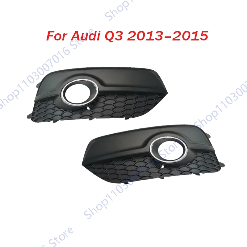 

Для Audi Q3 2013-2015: Накладка на противотуманную фару, рамка решетки переднего бампера, автомобильные аксессуары 8U0807681ESP9, 8U0807682ESP9