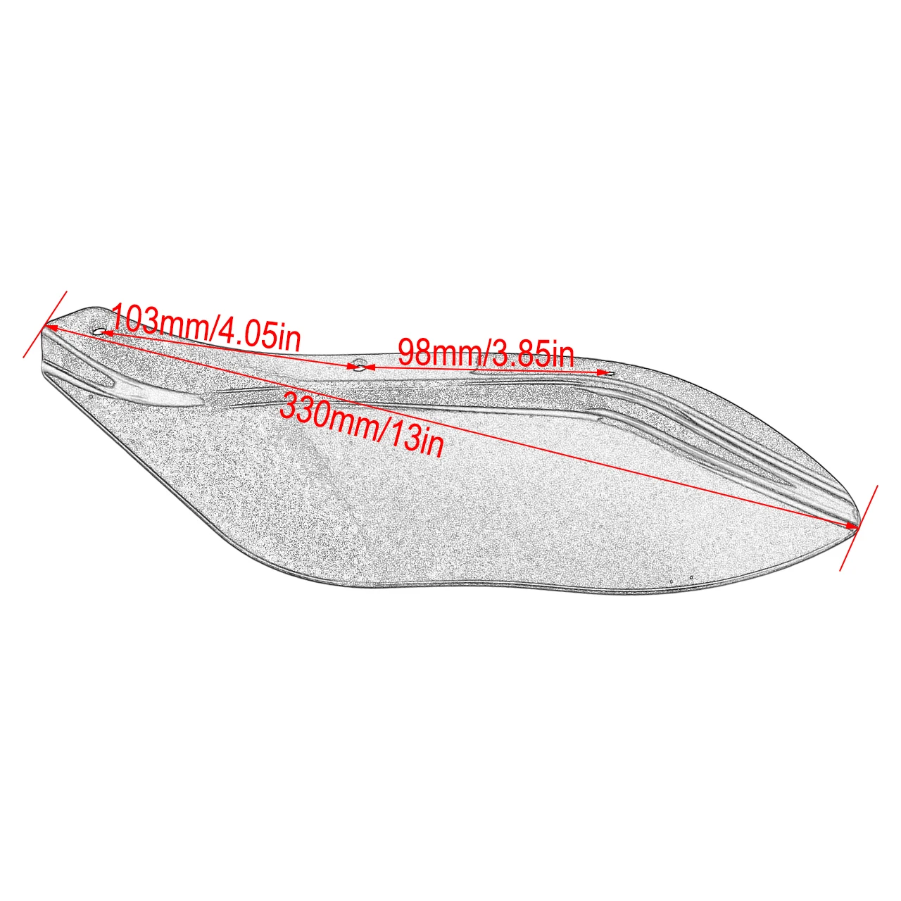 Motorcycle ABS Side Wing Windshield Air Deflector Upper Fairing Accent For Harley Touring Electra Street Glide FLHR 1996-2013