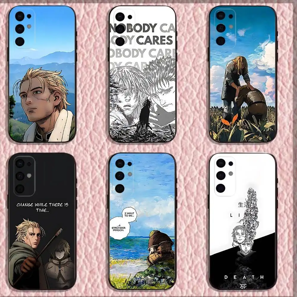 

T-Thorfinn COMICS V-Vinland saga Phone Case For Samsung S25,S24,S21,S22,S23,S30,Ultra,S20,Plus,Fe,Lite,5G Black Cover