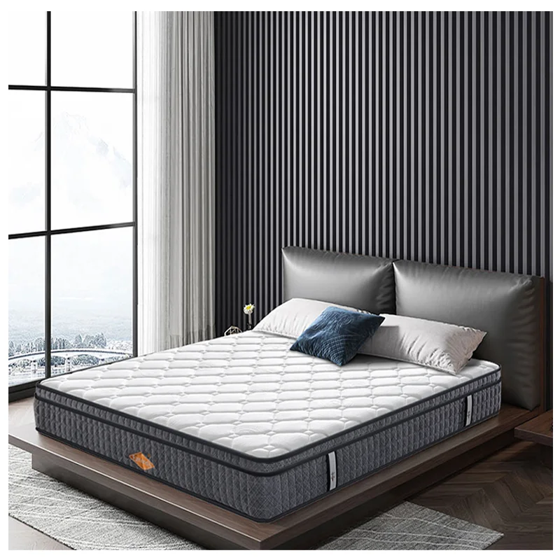 Sleeping Bedroom Furniture Sets Queen King Size Orthopedic Memory Foam Pocket Roll up Spring Mattress in Box