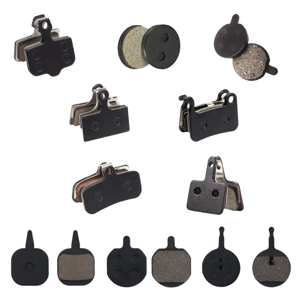 2 Pair (4pcs) of Mountain Bike Hydraulic Disc Resin Brake Pads, Suitable For Shimano SRAM AVI Hayes Magura Parts