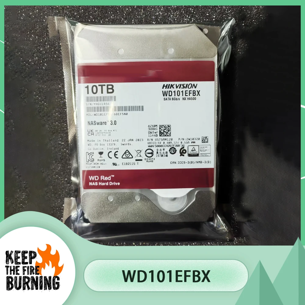 

For WD NAS HDD 10T 7200 256M WD101EFBX Enterprise Hard Drive