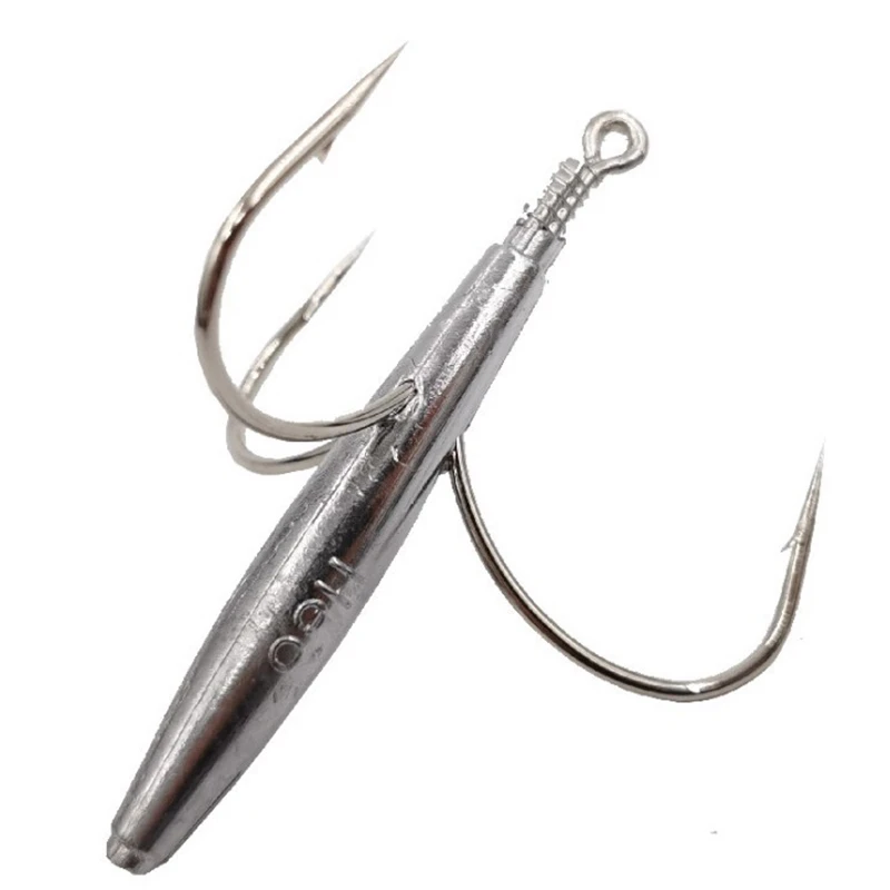 خطاف صيد دوار ثلاثي خطاف صيد معدني خطاف ثلاثي حاد لملحقات صيد الأسماك في المياه العذبة والمياه المالحة #5