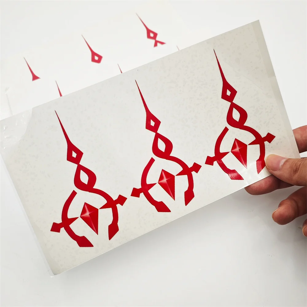 Spiel Honkai: Star Rail Anaxagoras Cosplay Wasserdicht Temporäre Aufkleber Rot Fake Tattoo Halloween Papier Zubehör Körperkunst