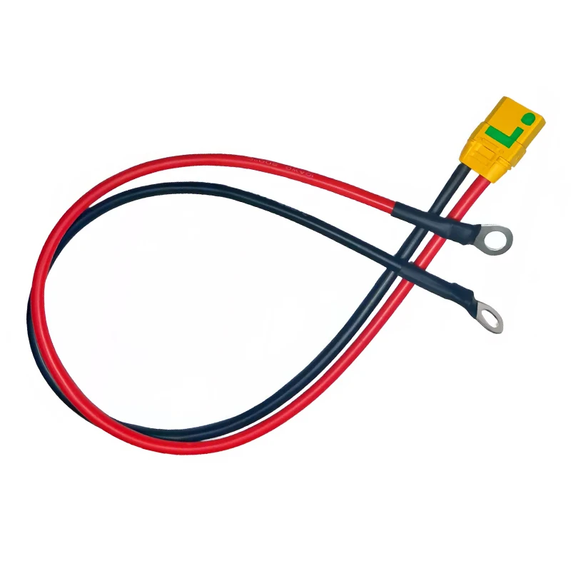 Anti-sparking XT90 to 8MM O-type Copper Nose Terminal Cable XT90S-F/HM/HF to 6MM Lithium Battery Controller Charging Cord Line