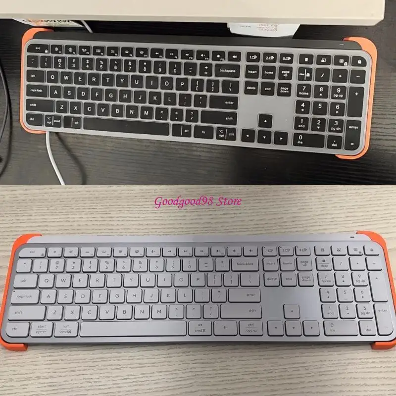 Rear Height Keyboard Stand Pair for S/Mini Keyboards Desk Typing Support Lift for Schoolwork, Office Tasks, Reading, and Home