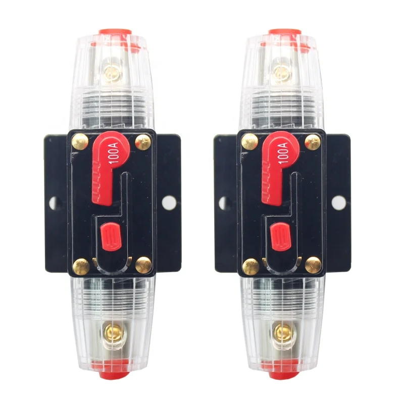 

12 -24 V 100A Car Marine Boat Manual Reset Switch Inverter Replace Automotive Audio Stereo Circuit Breaker