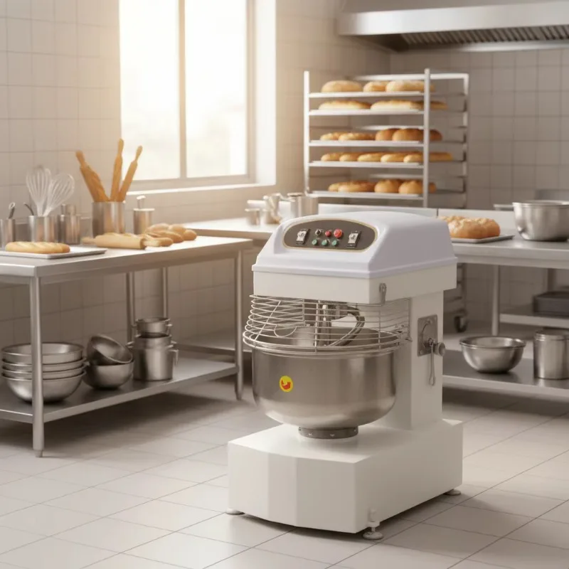 100kg New Automatic Dough Mixer Machine 240L Adjustable Speed Large Capacity Wheat Flour Corn Milk Nuts Bakery Use Low