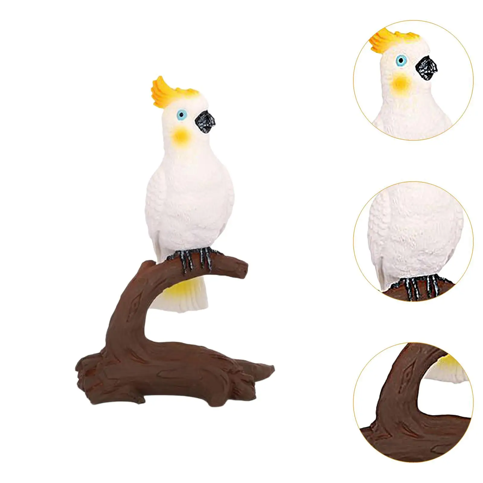 Figura modelo de pájaro, escritorio, paisaje, colección decorativa, estatua de pájaro realista