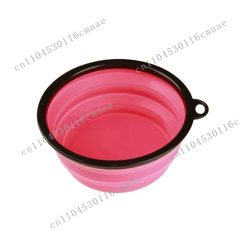 

Portable Foldable Silicone Folding Dog Cat Travel Outdoor Portable Drinking Water Feeding Bowl Pet Dog