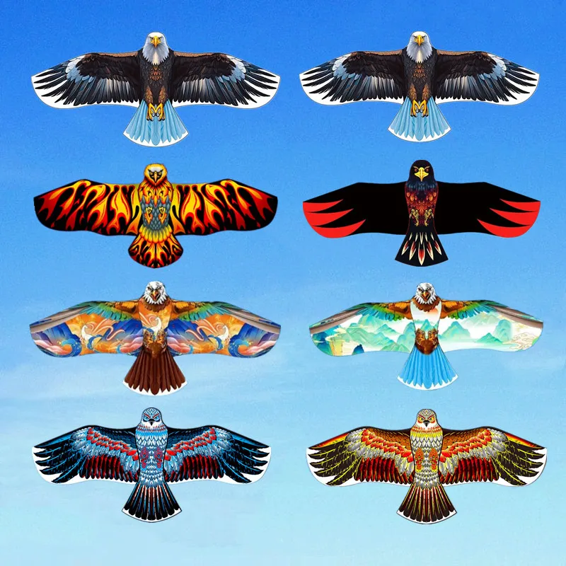 Cometa de águila volando para adultos, juguete para jugar al aire libre, pipa de pájaro, enrollador de una sola línea, fábrica de pipa profesional, pipa de nailon, serpiente