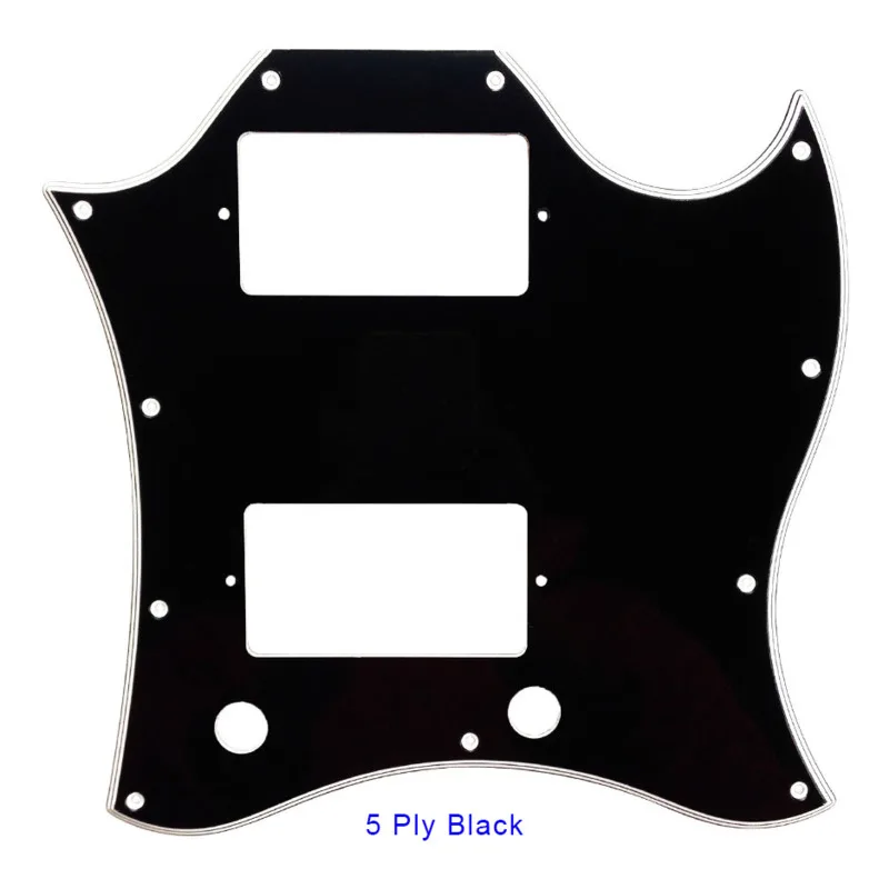 Fei Man - Pickguard For Guitar, Standard SG, Full Face Scratch Plate, Route PAF, Humbuckers, Best Protection For Guitarra