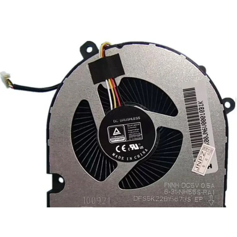Laptop FAN For DFS5K22815673S EP FNNH 6-31-NH55S-RA1 DFS5K22815673S-FNNH 4PIN