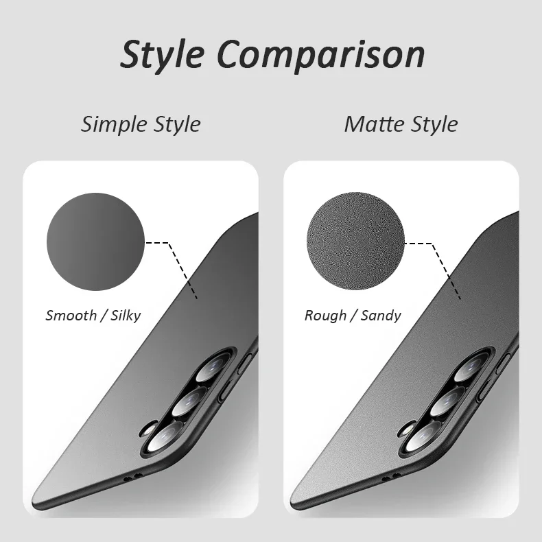 For SAMSUNG GALAXY S25 S25+ Plus Ultra FE 5G Hard PC Shockproof Cover Lightweight Ultra Slim Anti-Fingerprint Matte Case Covers - náhled 6