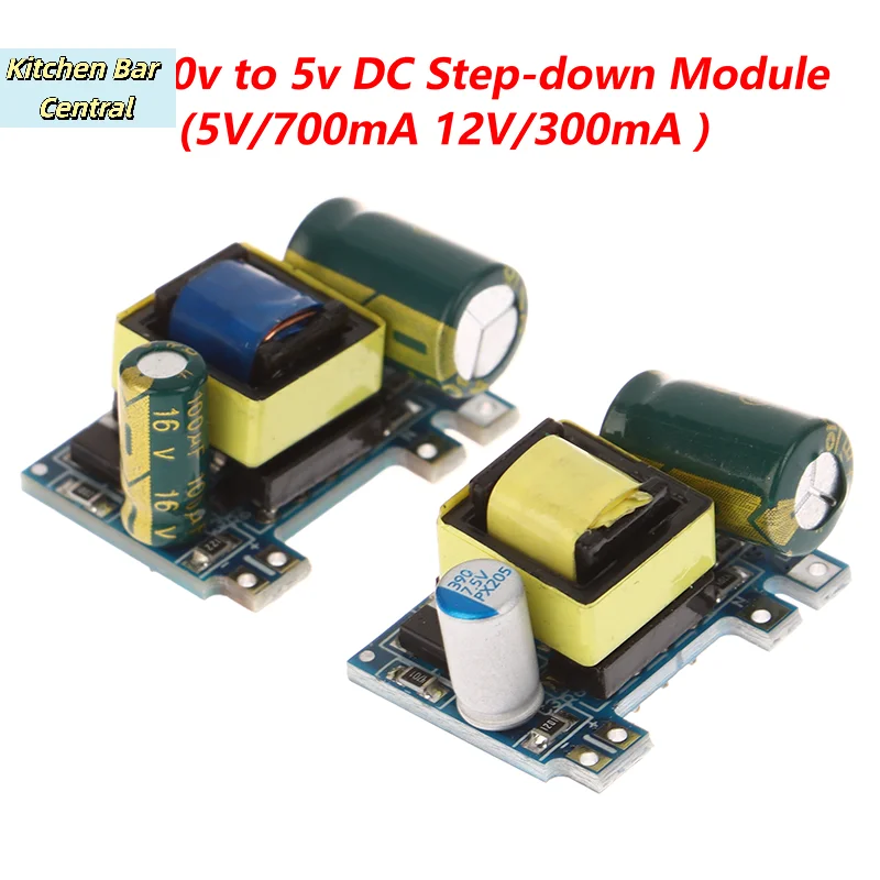 【AC 220v To 5v DC Step-down Module 5V/700mA 12V/300mA Transformer Power Supply Module Switching Power Supply Module】