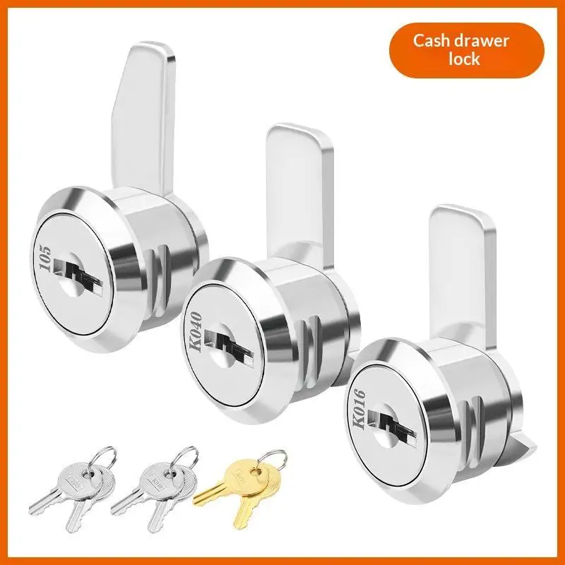 Zinc Alloy Cabinet Lock With 2 Keys Drawer Mailbox Storage Locker Hardware Replacement