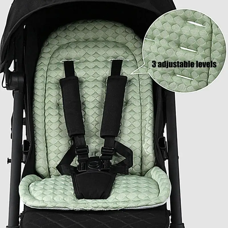 Baby Stroller Liner Reversible Pushchair Pad 36x64cm Soft Replacement Car Seat Mat For Hot Weather Winter Outdoor Travel