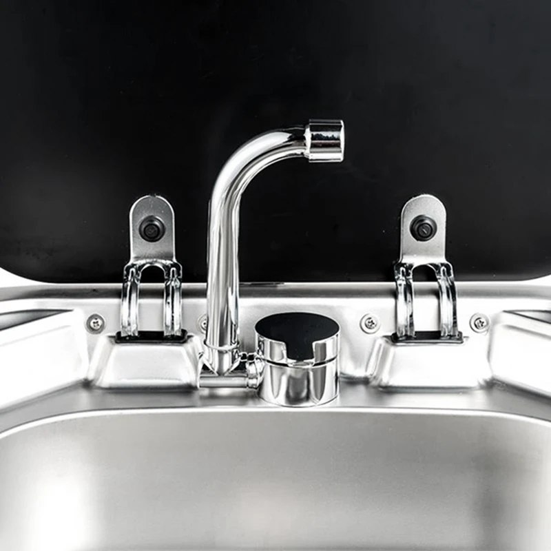 Copper Faucet High-End Folding Faucet Water Tap 360 Degree Cold Hot Water Faucet For Marine Boat Yacht