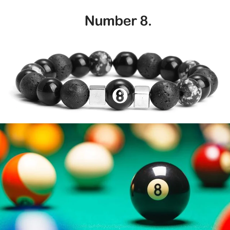 

Black 8 Natural Stone Beads Bracelet Mineral Stone Reiki Stone Bracelet Tiger's Eye Couple Friendship Bracelet Jewelry