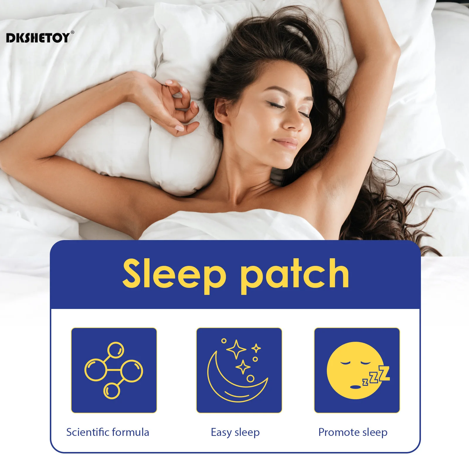 Sleep Patches Insomnia Treatment Relieve Anxiety Decompression Headache Neurasthenia Plasters Body Relaxing Help Sleeping Patch