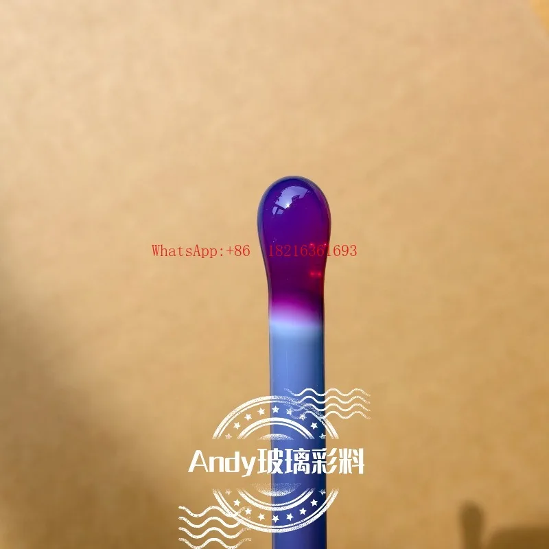 Experimental Color, Jinghong, Golden Purple Protein Bar, Burnt Glass Lamp Bar