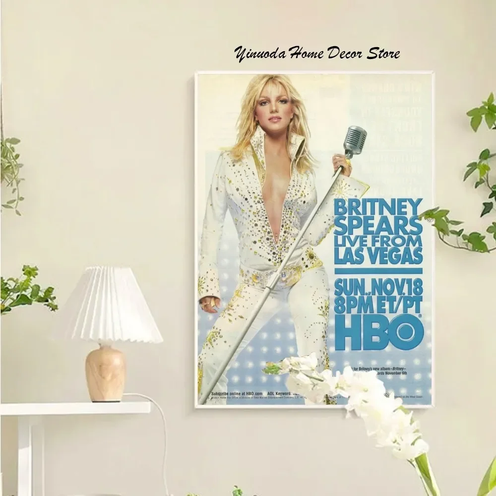 غطاء شخصيات المغنية بريتني سبيرز ، ملصق طباعة قماش عالي الدقة ، فن جداري ، المنزل ، غرفة المعيشة ، غرفة ، هدية ديكور #6