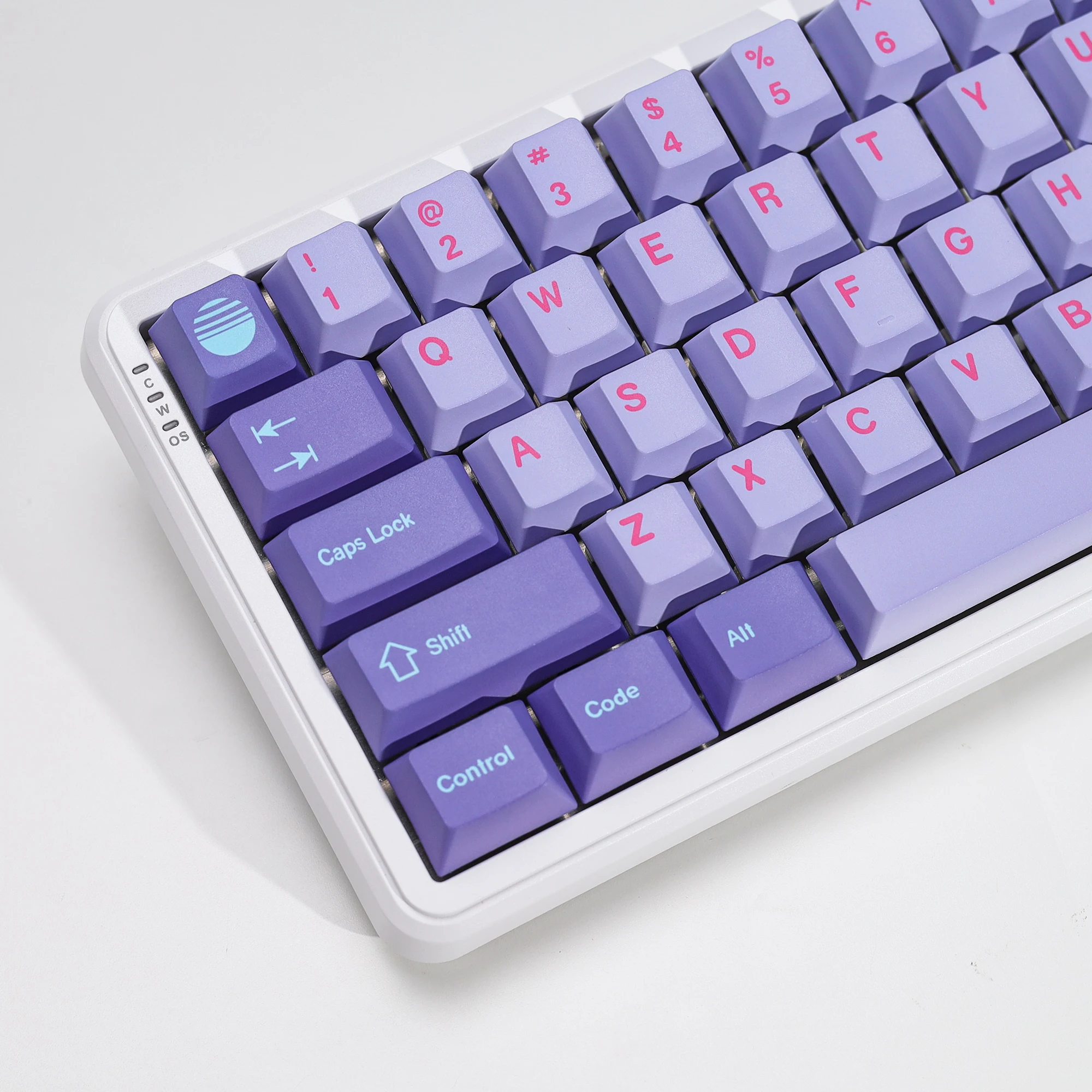 KBDiy GMK Keycaps Retro GMK Vaporwave Cherry Profile PBT Alice Keycap für 75 % magnetische Schalter Gaming Mechanisches Tastatur-Kit – Detail 20