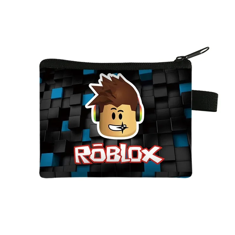 Nieuwe Roblox Portemonnee Portemonnee Kawaii Game Cartoon Anime Draagbare Geld Munt Opbergtas Leuke Mini Kaart Portemonnees Sleutel Organizer Geschenken