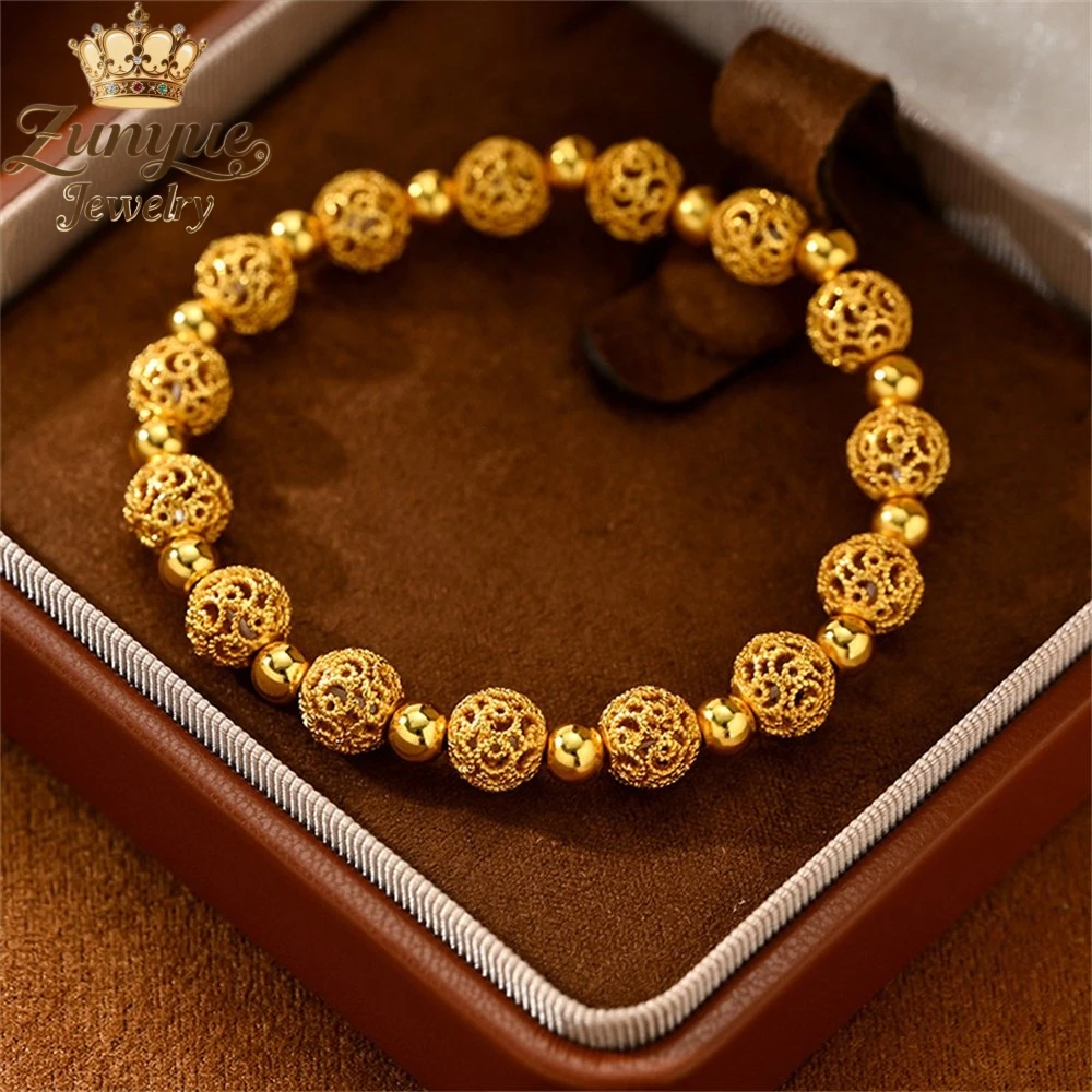 الرمال الذهب خيوط حساسة جوفاء التدريجي سوار فاخر جودة مجوهرات الأزياء والمجوهرات رائعة سحر أنيقة شعبية هدية