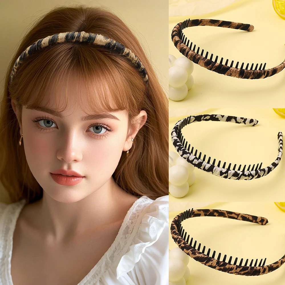 

3Pcs Wild & Free Bohemian Style Hairband – Non-Slip Comb Teeth Hair Hoop