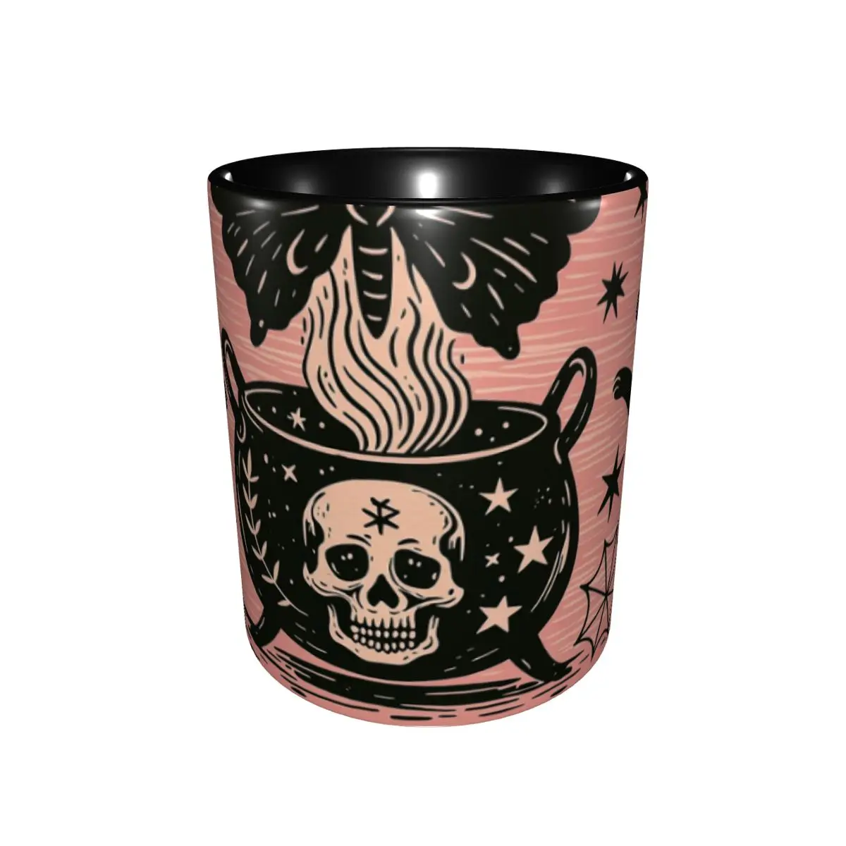 Cute Halloween Black Cats Coffee Cup Room Witchy Spooky Mug
