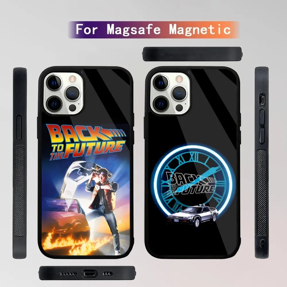 

Movie Back To The Future Phone Case For iPhone 16,15,14,13,12,11,Plus,Pro,Max Mini Magsafe Magnetic Wireless Charging