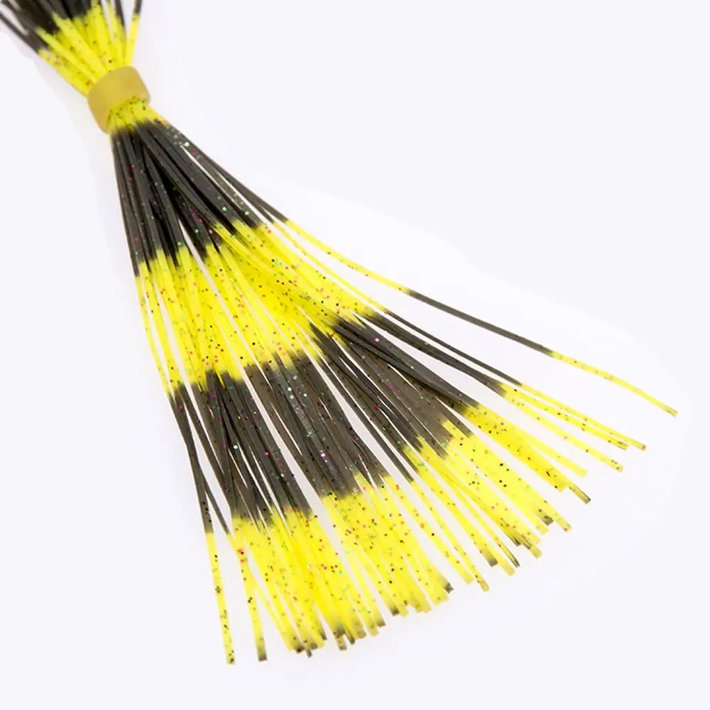 

50 шт. портативные спиннеры тонущие искусственные мягкие рыболовные приманки для бороды без ветра резиновая приманка для кальмара силиконовые юбки