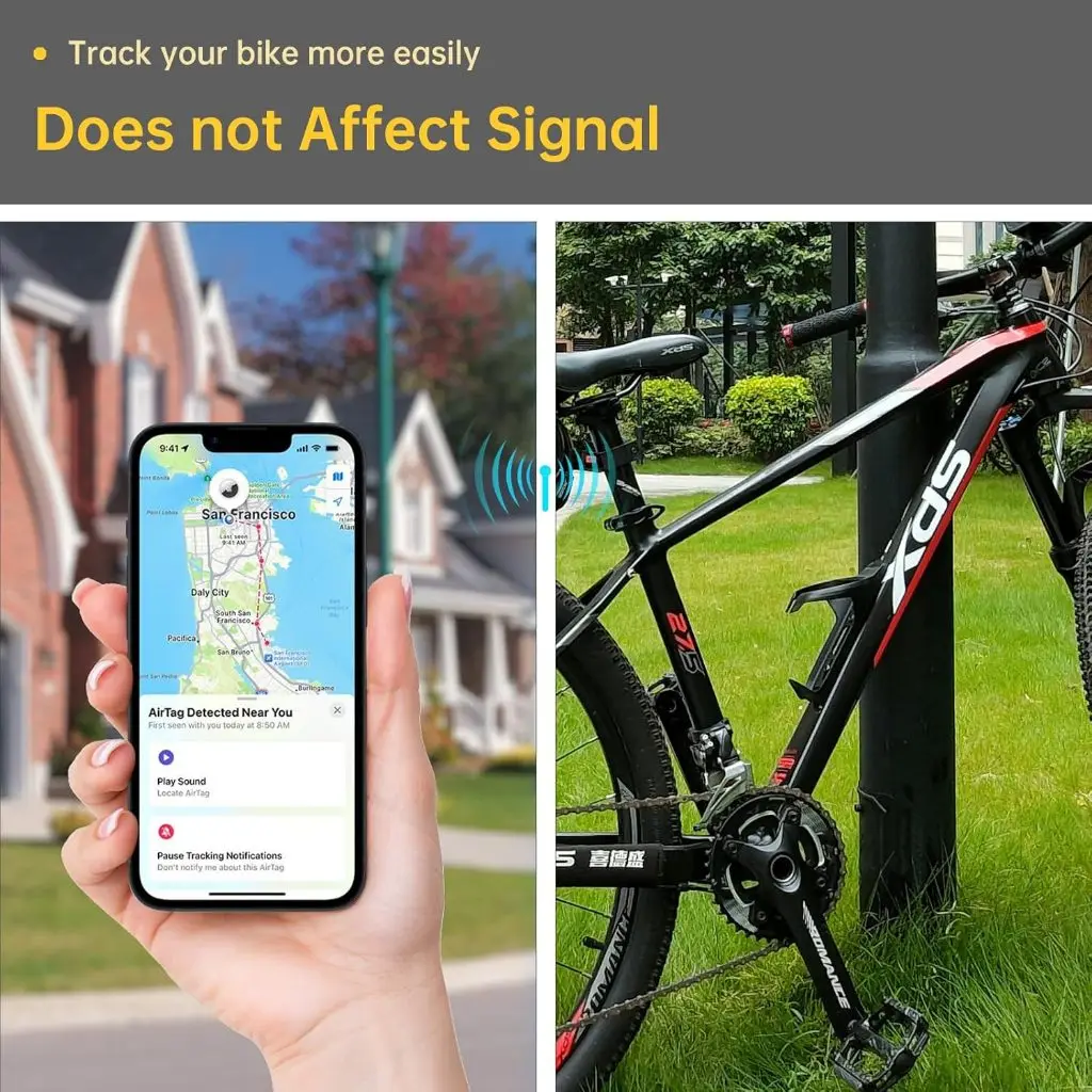 에어태그 자전거 마운트 물통 홀더 숨김형, MTB 로드 바이크 도난 방지 범용, 모든 자전거용 컵홀더