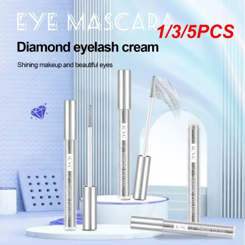 

1/3/5PCS Sweat-proof Glitter Dazzling Sparkle Velvety Achieve Mesmerizing Galaxy Eyes Mascara Eye-catching Beauty