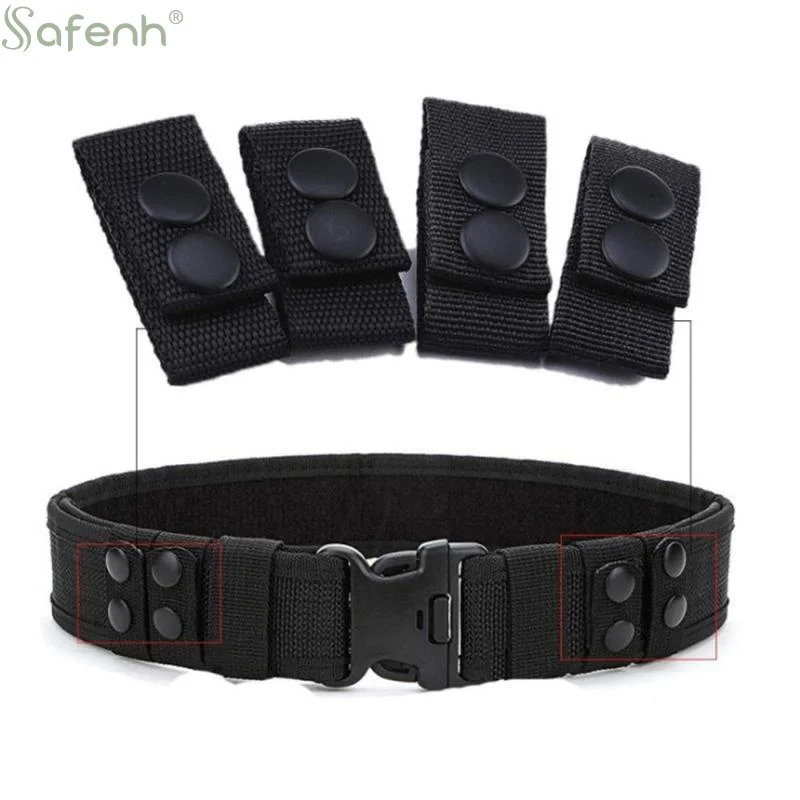 Multi Functional Tactical Belt Double Nylon Buckle Portable Belts Accessory Equipment Outdoor Sports Accessory Fixed Buckle