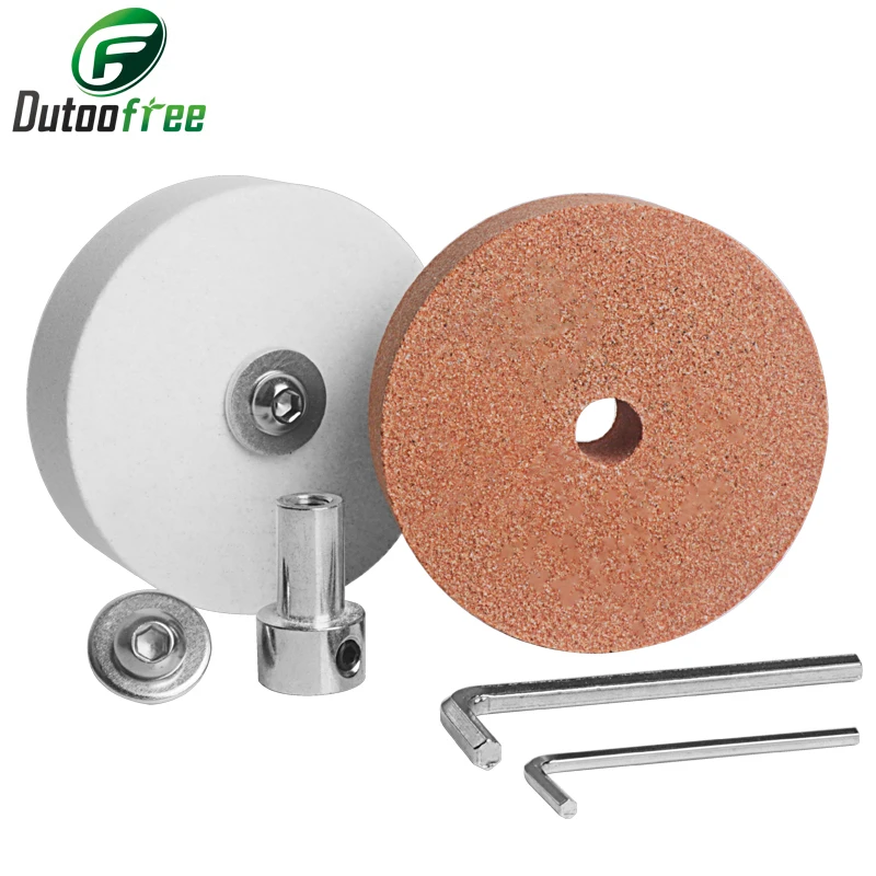

2PCS Coarse/Fine Grinding Stone Polishing Wheel Metal Grinding Polishing Buffing Wheels 70mm For Bench Grinder Metal Working