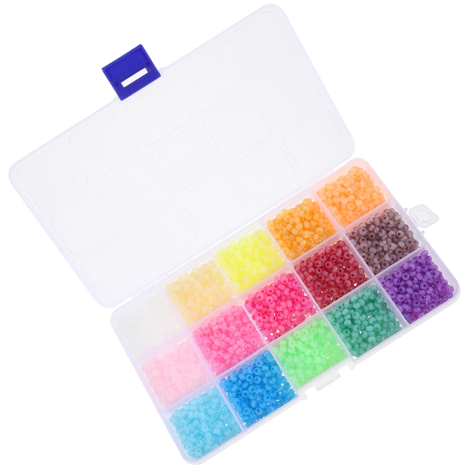 

15 Strands Glass Seed Cat Eye Loose Beads for Necklace Bracelet Making Crafts Colored Spacer Beads Jewelry Supplies