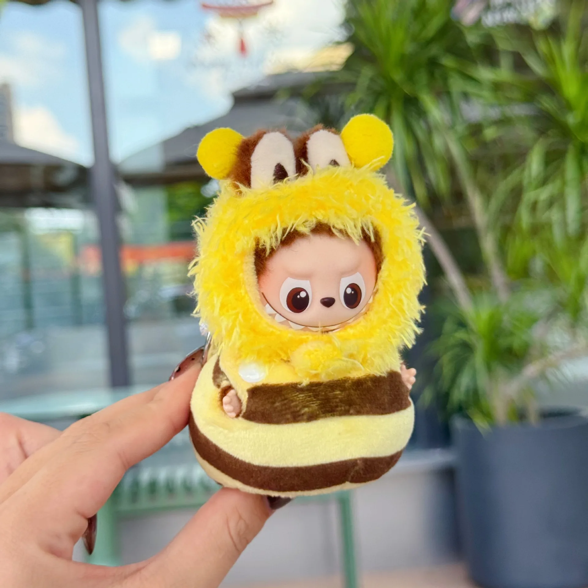 

Mini Plush Doll'S Clothes Outfit Accessories For Korea Kpop Exo Labubu Idol 4.0 Bee Dinosaur Shark Costume Clothing Gift