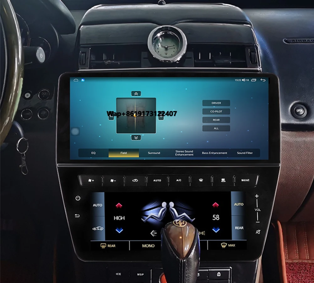 

12.3'' Android Stereo for 2004 - 2012 Car Radio GPS + 8.8'' AC Screen Wireless Carplay Navigation