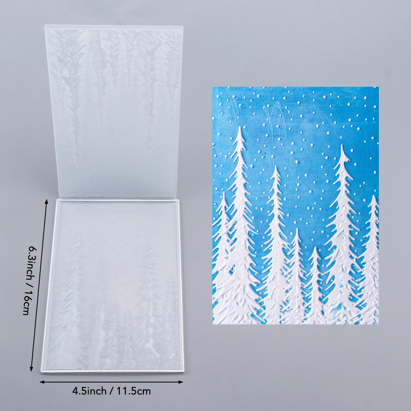 Weihnachtsdekoration, Schneelandschaft, Prägung, Ordner, Textur, Muster, Hintergrund, DIY, Sammelalbum, dekorativ, Karton, Basteln, Projektherstellung