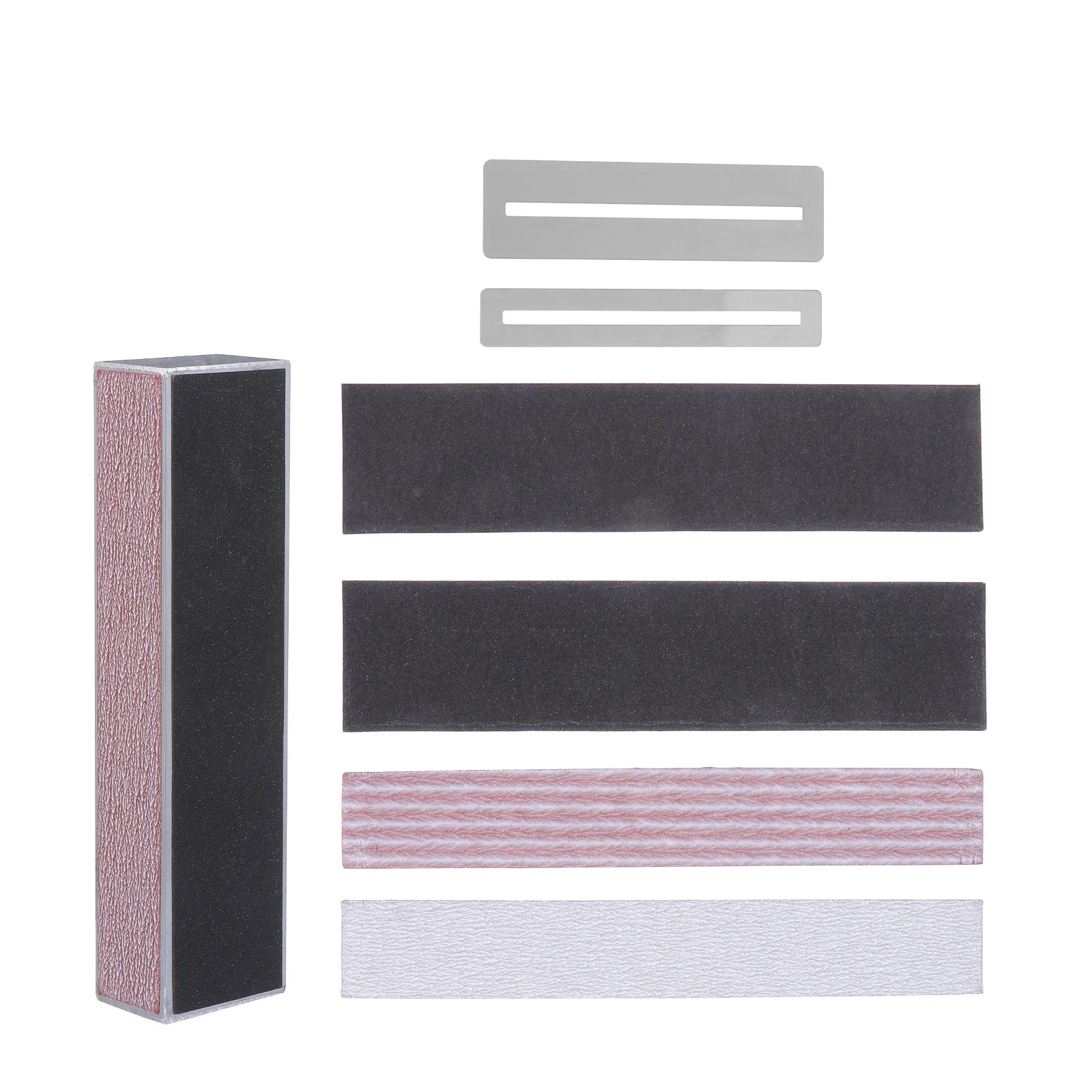 

6Pcs Guitar Fret Sanding File Set Fingerboard Protector Leveling Grinding Tool Kit Guitar Maintenance for Guitarists Bass