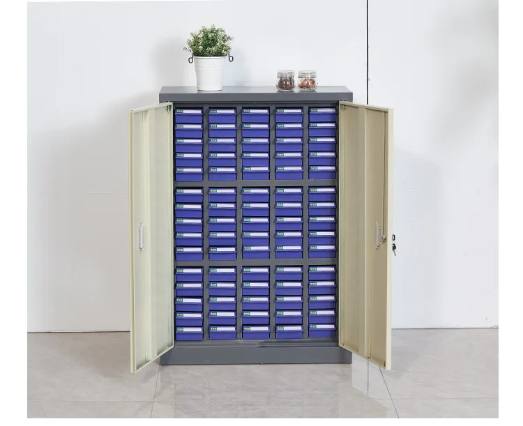 Hot Selling Warehouse Storage Tool Cabinet With 75 Plastic Drawers