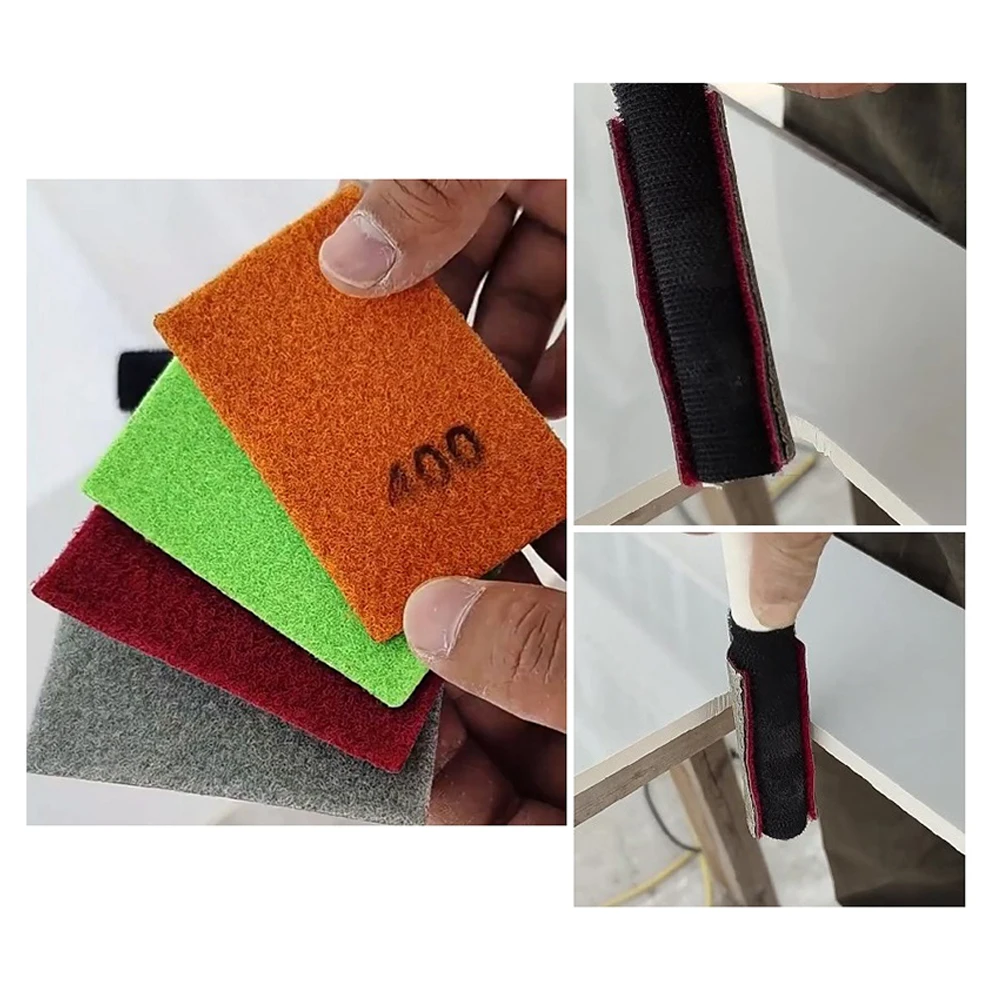 1pc Diamond Hand Polishing Pad 60-400Grit For Tile Glass Abrasive Grinding Block Pad Sanding Disc Square Electroplated Hand Wipe