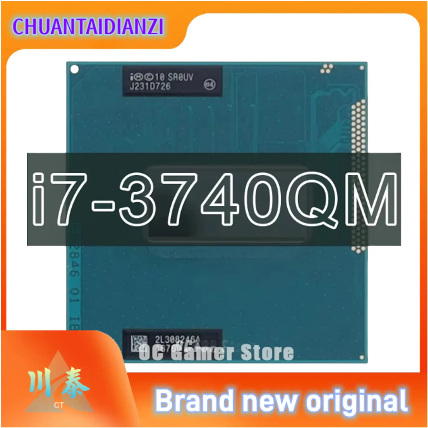 Core i7 3740QM SR0UV 2.7GHz Quad-Core Eight-Thread notebook CPU Laptop Processor i7-3740QM 45W Socket G2 / rPGA988B