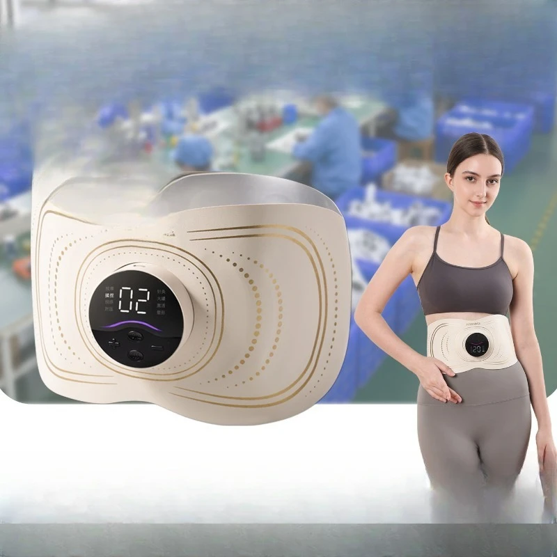 Smart waist massager hot compress massage palace warming belt