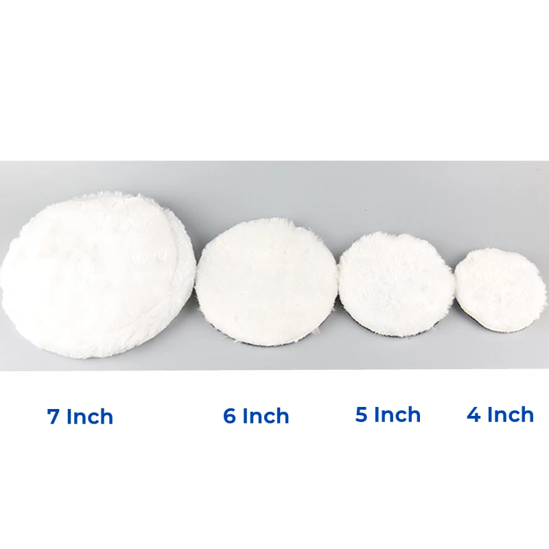 4/5/6/7 Inch Wool Polishing Pad Polisher Machine Waxing Polishing Buffing Car Paint Care Polisher Pads For Car Polisher