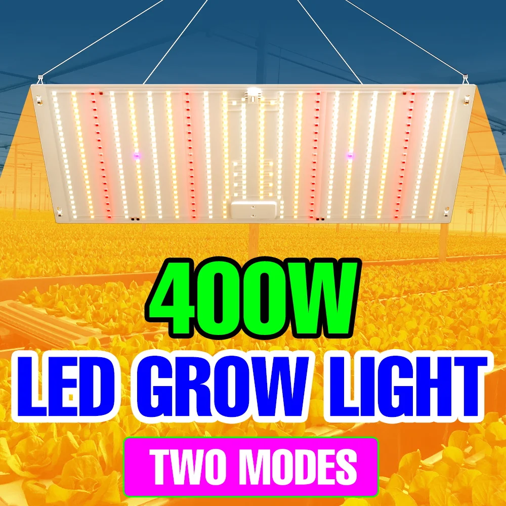 

400W LED Full Spectrum Grow Light Quantum Board Plant UV Fill Lamp Indoor Greenhouse Tent Vegetables Flower Hydroponics Lighting